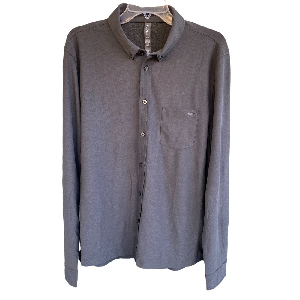 New with tag Vuori mens long sleeve casual button up shirt size L